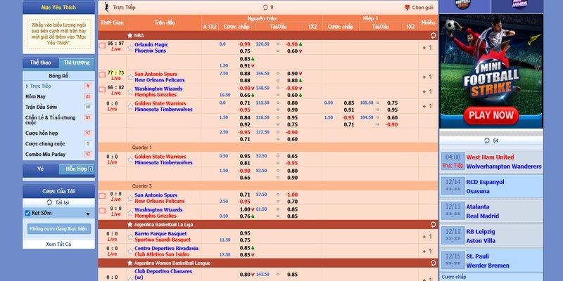 Hướng dẫn cá cược tại sảnh SBO